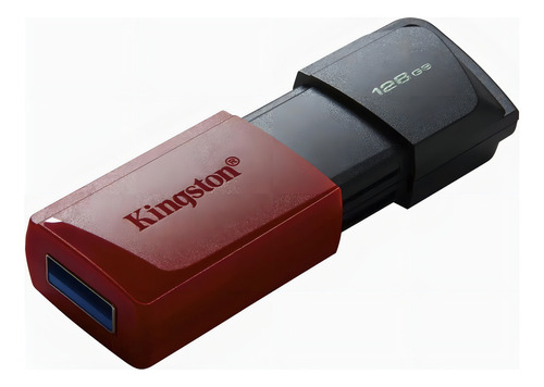 Unidad flash Kingston Datatraveler Exodia M de 128 GB Dtxm 3.2, color rojo