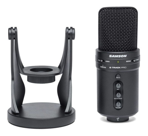 Imagen 3 de 5 de Micrófono Usb Samson G-track Pro Interfaz De Audio Gm1upro