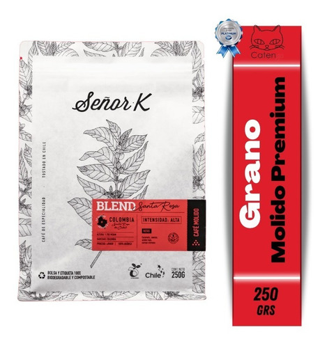 Café Grano Molido Premium Sr K Blend Santa Rosa - 250 Grs