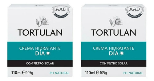 Tortulan Crema Hidratante Nutritiva Día Con Filtro Solar X2