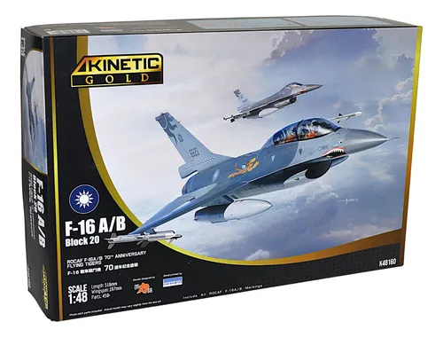 Avión General Dynamics F-16 A/b Block 20 Rocaf 1/48 Kinetic