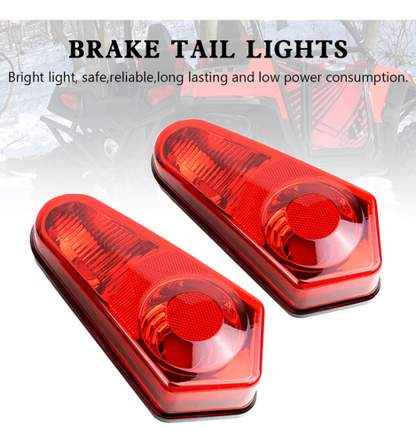 Luces Traseras Led Para Polaris Sportsman 500-800 05-17 Roja