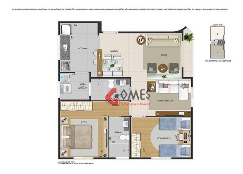 Apartamento Residencial À Venda, Nova Petrópolis, São Bernardo Do Campo. - Ap2564