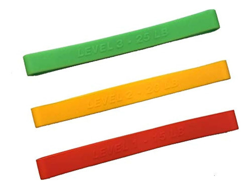 3 Pack Power Resistance Band Fit Para La Parte Superior Del