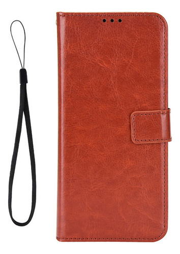 Funda For Teléfono Crazy Horse Wallet Brown For T10