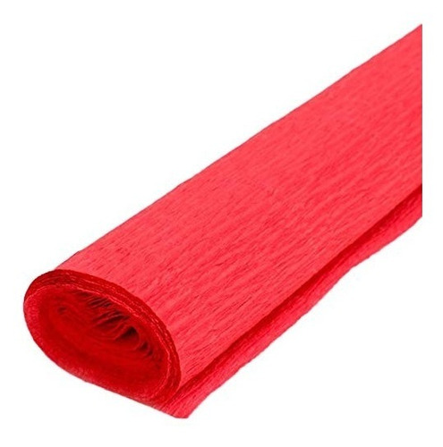 Papel Crepe Rojo X 10 Unidades