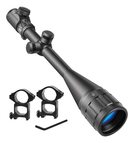 Beileshi 6-24x50 Aoeg Optics Caza Rifle Scope Red & Green Il