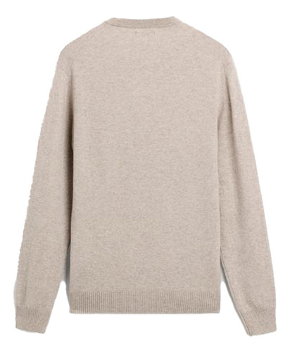 Suéter Zara Regular Fit Tejido De Lana Cuello Redondo