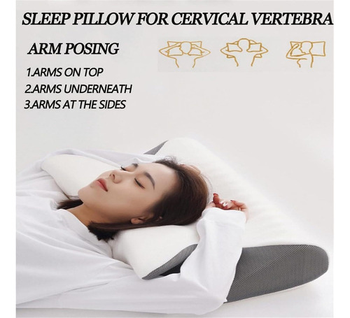 Almohada Ornatera Cervical De Espuma Viscoelástica Tildreams