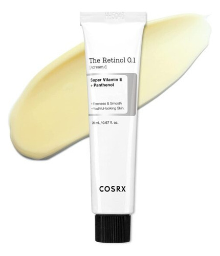 Cosrx Retinol 0.1% Crema Facial  20 Ml Momento De Aplicación Noche Tipo De Piel Piele Mixta