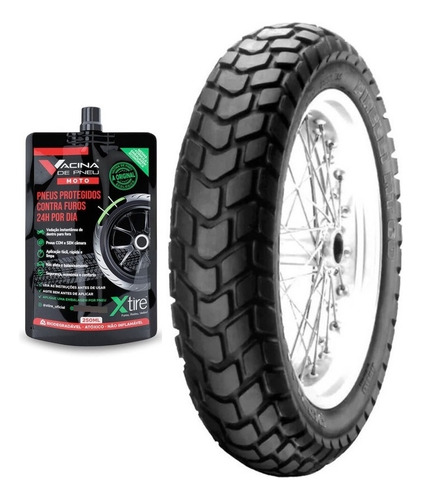 Pneu Pirelli Mt-60 110/90-17 Tt 60p Bros Xre 190 + Brinde