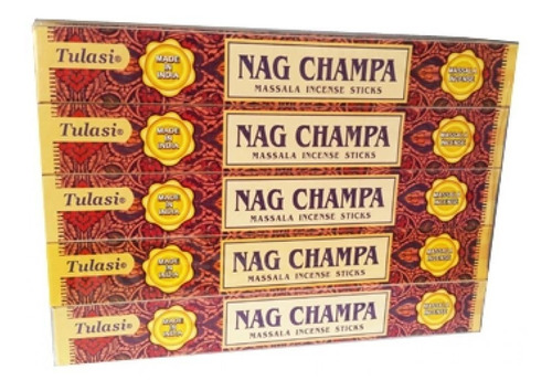 Incenso Tulasi Massala Nag Champa Pacote Com 25 Caixas