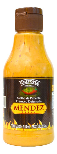 Molho De Pimenta Mendez Chipotle 215ml