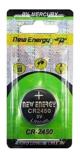 Pila Tipo Boton New Energy Cr2450 New Energy