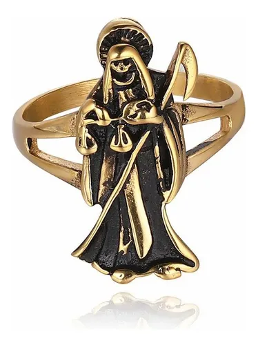 Anillo santa muerte sales