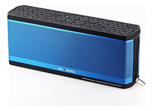 Bellhowell Bh50bl Altavoz De Escritorio A Prueba De Agua Blu