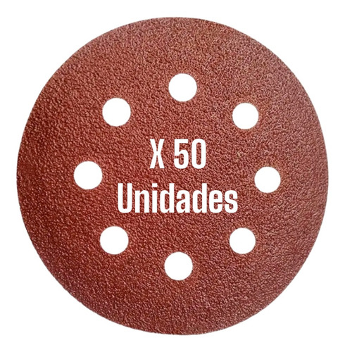Disco Lija Repuesto Con Velcro Set X 50 Unid Uyustools