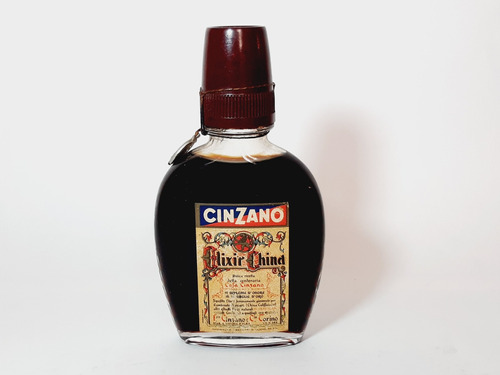 Botella De Cinzano Cerrada Antigua Intacta