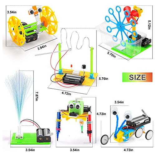 Juguete Ciencias Robotica Wesayee 6 Proyectos -azul