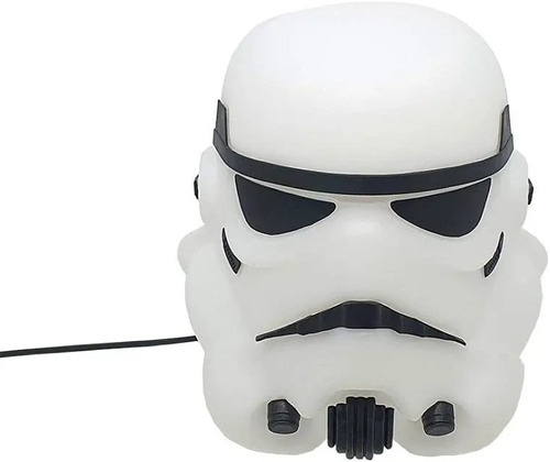 Luminária Abajour Disney Star Wars Capacete Stormtrooper 