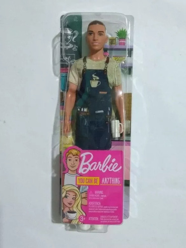 Barbie Barista Ken Mesero  Doll Juguete Mattel Toy Original