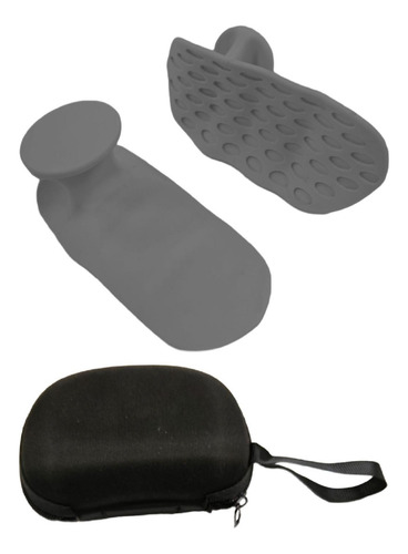 Propitos De Gymantes Protección Palm Hand Strip Gris