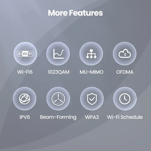 Tenda Router Wi-fi 6 Ax Router Wifi Inteligente (rx3) - Rou.