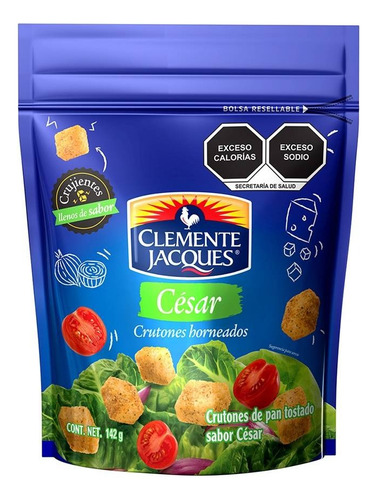 3 Pzas Nuevo Crutones Clemente Jacques Cesár Horneados 142 G