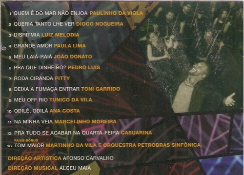 Cd Martinho Da Vila - Samba Boock Vol. 1 - Varios Interprete