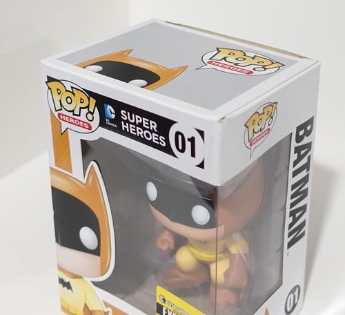 Funko Pop! Dc Super Heroes - Batman 01 Amarillo Exclusivo (Usado)