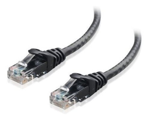 Cable Mattes Cat6 Snagless Ethernet Patch Cable En Negro 25 
