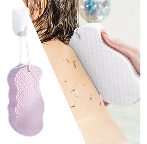 Esponja De Ducha Exfoliante Suave Masajeador Para Limpieza