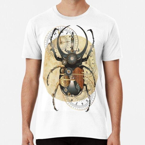 Remera Escarabajo, Estilo Steam Punk, Bug Algodon Premium