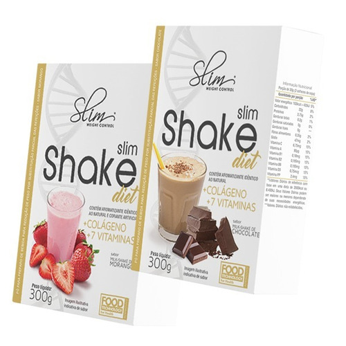 Kit Emagrecimento - 2x Shake Diet 300g - Slim Weight Control