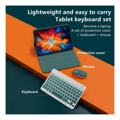 Funda,teclado Iluminado,ratón Para Lenovo Tab M8 4th Gen Ñ
