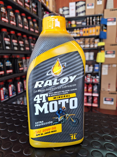 Aceite Para Motos 4t Mineral Raloy 20w50 