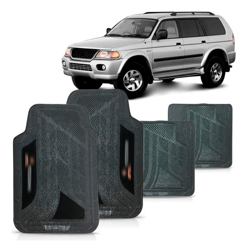 Tapete Mitsubishi Pajero Sport Full Pvc Logo Bordado