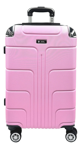 Maleta 20 Pulgadas Sin Documentar Ligera Doble Llanta Candad Rosa Chicle Rosa Chicle