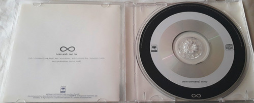 Cd Devin Townsend - Infinity 1era Ed. Japonesa Heavy Metal (Usado)