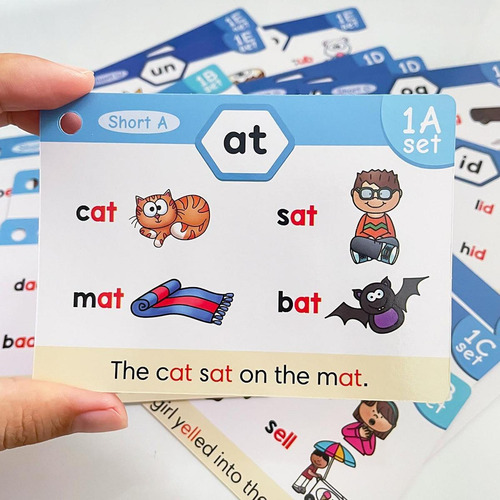 Fonics Flash Cards, Games, Educational Toy Letter Sound For