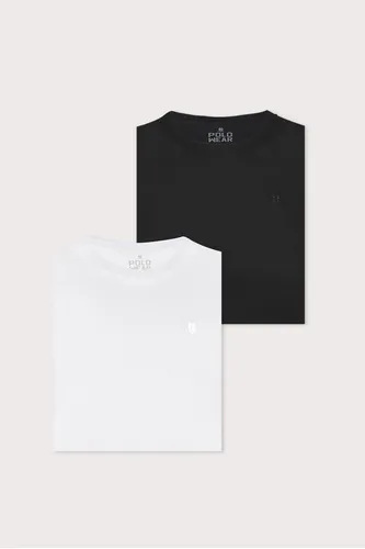 Kit 2 Camisetas Masculinas Básicas Algodão Polo Wear Sortido Menor preço em Kit 2 Camisetas Masculinas Básicas Algodão Polo Wear Sortido