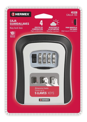 Caja Para Llaves Candado Resistente Al Agua Golpes Empotrabl