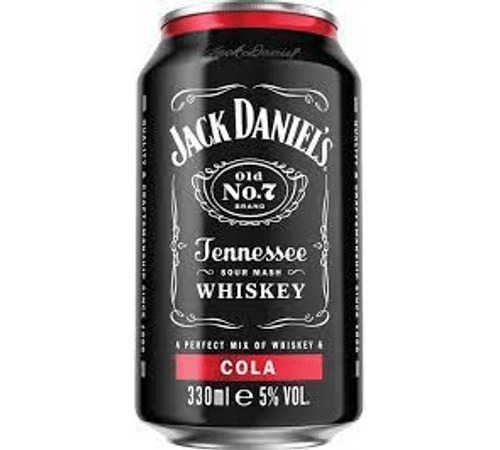 Jack Daniel's Old N.7 & Cola Lata 330ml