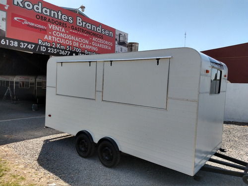 Imagen 5 de 15 de Trailer Rodantes Brandsen Gastronomico 4,50 D-eje Balan
