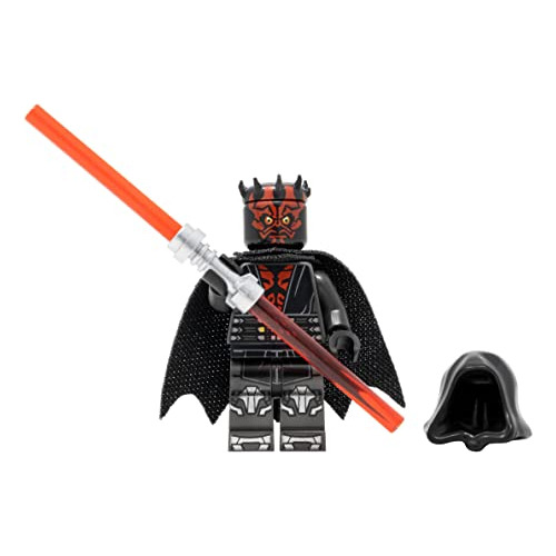 Minifigura Lego Star Wars: Darth Maul Con Plata Metalizada