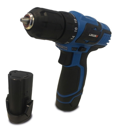 Imagen 5 de 10 de Taladro Atornillador Inalambrico Logus Til-12v-be 12v