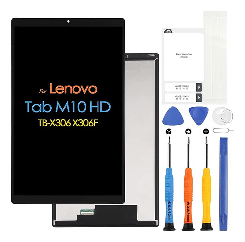 Lcd Display Para Lenovo Smart Tab M10 Hd Tb-x306 X306f 