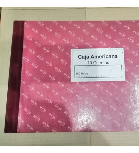 Libro Caja Americana 10 Ctas. Para Pequeña Empresa