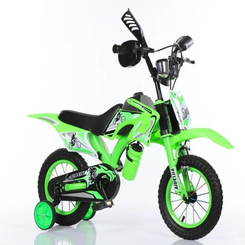 Bicicleta Tipo Moto Cross Rin 16 Accesorios Sonido Colores