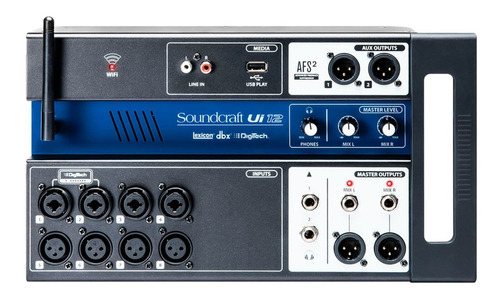 Soundcraft Ui12 Mezcladora Digital + Garantía Y Envío Gratis